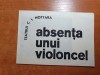 Program Teatru Nottara 1966-1967: Absenta unui Violoncel - Piesa de Colectie