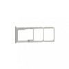 Suport SIM Dual Argintiu Samsung Galaxy A51 (A515) / A71 (A715) Original