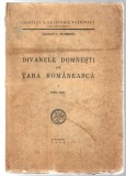George D. Florescu, Divanele domnesti din Tara Romaneasca, 1943