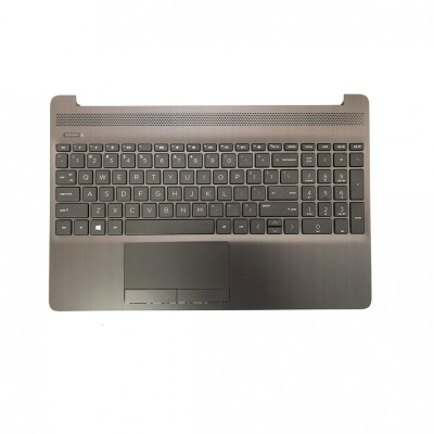 Carcasa superioara cu tastatura palmrest Laptop, HP, 250 G9, 255 G9, L94458-001, L97980-271, L94458-001, L94458-271, AP2H8000E10, AM2H8000100, gri, la foto