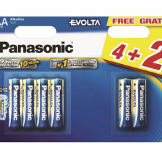 Baterie Panasonic Evolta AA R6 1,5V alcalina LR06EGE/6BP set 6 buc.