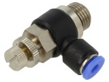 Supapă anti-retur PNEUMAT - Presiune -0,95&divide;15bar, 4mm, alamă nichelată