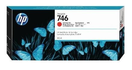 Cartus Original HP 746 P2V81A Chromatic Red - HP DesignJet Z6 / Z9