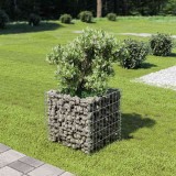 Strat &icirc;nălțat gabion, 50 x 50 x 50 cm, oțel galvanizat