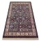 Covor Windsor 22991 ORNAMENT, CADRU, FRANJURI albastru inchis / fildeş, 60x100 cm