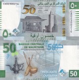 !!! RARR : MAURITANIA - 50 OUGUIYA 2023 , COMM. - P 28.3 - UNC / SERIA CA