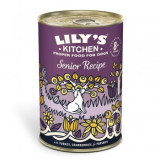 Conserva Caini Lily&#039;s Kitchen Senior cu Curcan, Afine si Pastarnac, 400 g