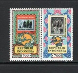 Indonesia 1998 - Ziua marcii postale, timbru pe timbru, serie neuzata