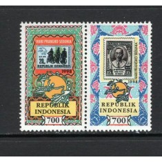 Indonesia 1998 - Ziua marcii postale, timbru pe timbru, serie neuzata
