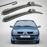 Cumpara ieftin Set 2 Ștergătoare Parbriz Flat Dedicate Renault Clio 2, Thalia 1 (1998-2012), Prindere Hook (C&acirc;rlig)