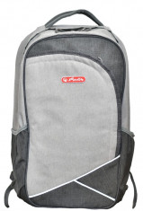 Rucsac Herlitz, Eclipse cu un compartiment, compartiment pentru laptop, dimensiune 46 x 28 x 13 cm, shades of gray foto