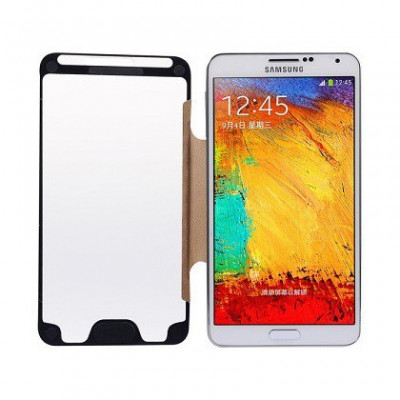 Husa Flip Carte Baseus Bohem Samsung Galaxy Note 3 Alb foto