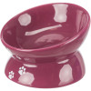 Trixie Raised castron ceramic pentru pisici, burgundy