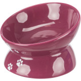Trixie Raised castron ceramic pentru pisici, burgundy