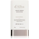 d'Alba Air Fit Fresh Sun Stick baton cu protectie solara cu efect calmant SPF 50+ 19 g