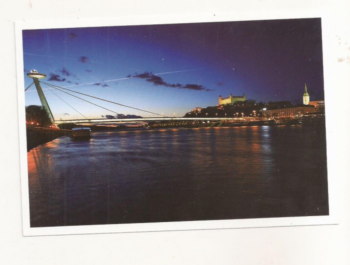 FA60-Carte Postala- SLOVACIA - Bratislava, Danube River, necirculata