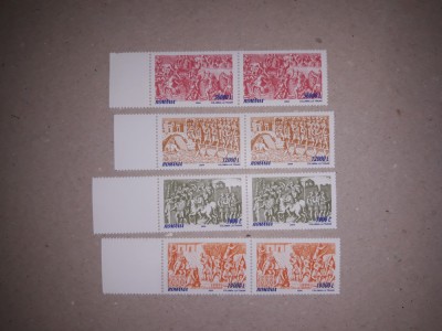 TIMBRE ROMANIA MNH-2004/LP1660-FRAGMENTE DIN COLUMNA LUI TRAIAN (I) foto
