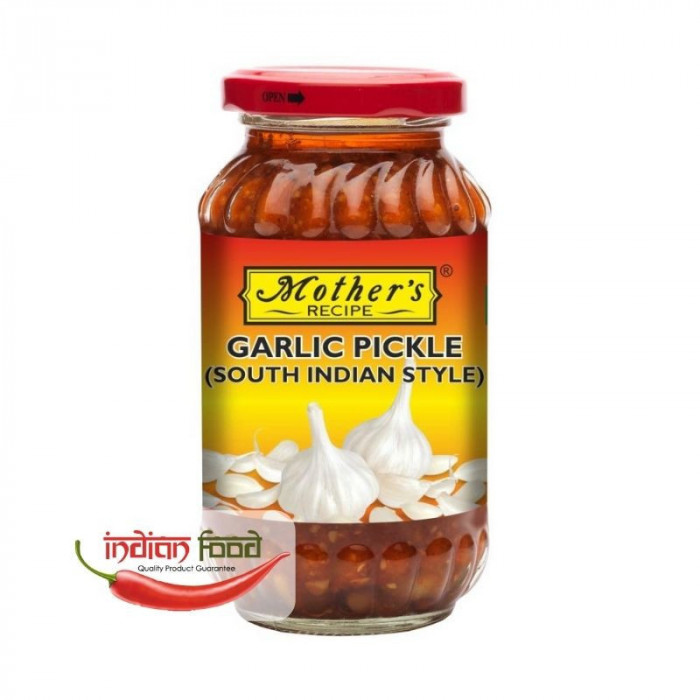 Mother&#039;s Recipe Garlic Pickle South Indian Style (Muraturi de Usturoi din India