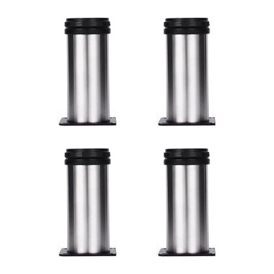 Picior din inox pentru pat, &amp;Oslash; 42 mm x 10 cm, 4 buc / set foto