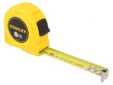 Ruletă de măsurat 8m 25mm Plastic Clasa II