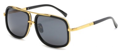 Ochelari de soare Rectangular Negru V.I.P. foto
