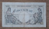 ROMANIA 500 Lei - Decembrie 1933 . Data foarte rara de emisie. Stare buna pt raritatea ei
