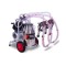 EMT. Aparat de muls bovine Melasty cu cadru galvanizat 2 posturi si 1 bidon inox 25 litri EMTDK2-KS25