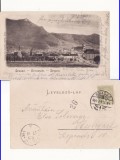 Brasov, Kronstadt - vedere generala,clasica- rara, Circulata, Printata