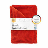 Prosop Uscare ChemicalWorkz Shark Twisted Loop Towel, 1400 GSM, 60 x 40cm, Rosu
