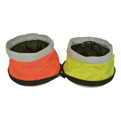 Set calatorie pentru animalele de companie Pets Travel, set castron pliabil textil foto