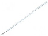Cablu Silicon Alb Rezistent la Temperatură 300V/500V