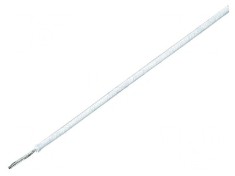Cablu Silicon Alb Rezistent la Temperatură 300V/500V