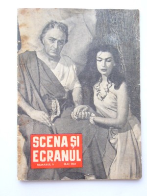 QW13 - Publicatie - Scena si ecranul - numarul 9 mai 1958 foto