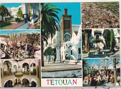 bnk cp Maroc - Tetouan- circulata - Kruger 1266/17 foto