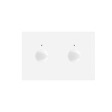 Intrerupator dublu touch Livolo alb, standard italian, serie noua