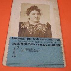 ABONAMENT VECHI 1897 CU POZA PE CARTON GROS 10 7 CM