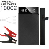 Starter Auto Multifunctional 1000A, Redresor Auto, Jump Starter Booster Portabil, 10000mah De 12V, Robot De Pornire Auto - Negru