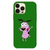 Husa compatibila cu Apple iPhone 15, Viceversa, model Courage sticker , Silicon, TPU, Transparent, Carcasa