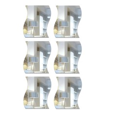 Set Stickere Acril Decorative, Oglinda Ondulata