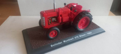 Macheta tractor Bolinder Munktell 470 Bison - 1964 scara 1:32 Atlas foto