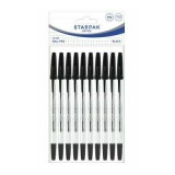 Cumpara ieftin Pix cristal cu capac negru 10 buc/set