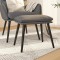 vidaXL Taburet, gri deschis, 45x29,5x35 cm, material textil
