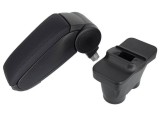 Cotiera Auto Premium Dedicata Peugeot 208 (2012-2019) ALM - Spatiu Depozitare, Rabatabila, Negru