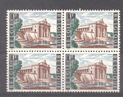 Belgium 1962 Architecture x 4, MNH AE.049