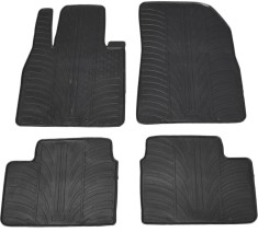 Set covorase auto din cauciuc Nissan Micra IV (K13) 2011-06.2017 (5 usi), Negru, Gledring, 4 buc. foto