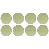 Set farfurii 8 piese din Plastic, Verde, diametru 25 cm, cu Model Frunze Tropicale