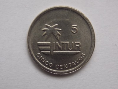 5 CENTAVOS 1989 CUBA-XF foto