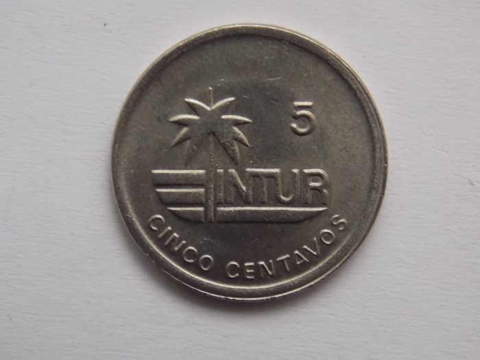 5 CENTAVOS 1989 CUBA-XF