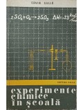 Ervin Sallo - Experimente chimice in scoala (Editia: 1976)