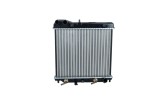 Radiator Honda Jazz/Fit 01-08, motor: 1.4, 378x327x23, Aluminiu/ Plastic etansat mecanic, 19010PWAG01